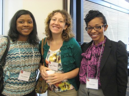Heather Washington, Meghan Myers and Darlene Saporu
